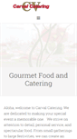 Mobile Screenshot of carvalcatering.com